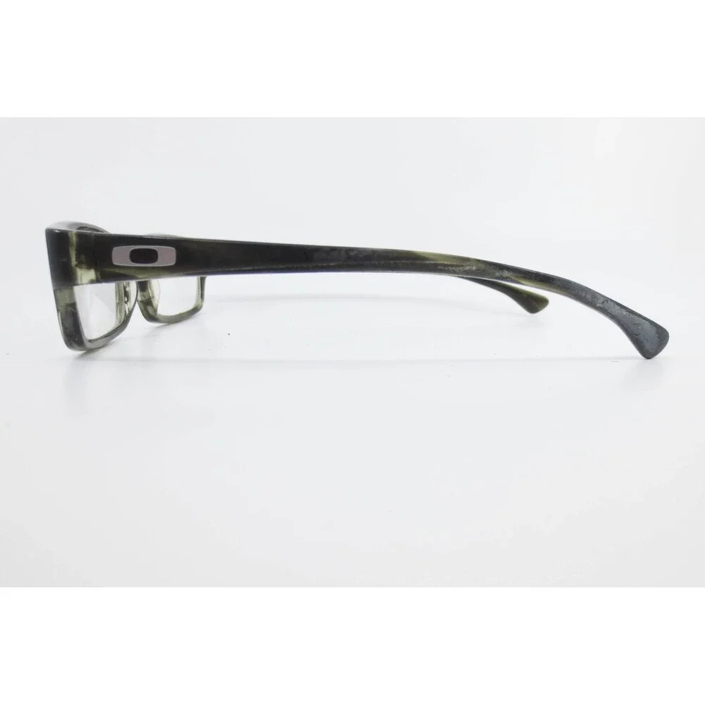 Oakley Servo Eyeglass Frames Olive Smoke Woodgrain Rectangular 53-16-140 Mens